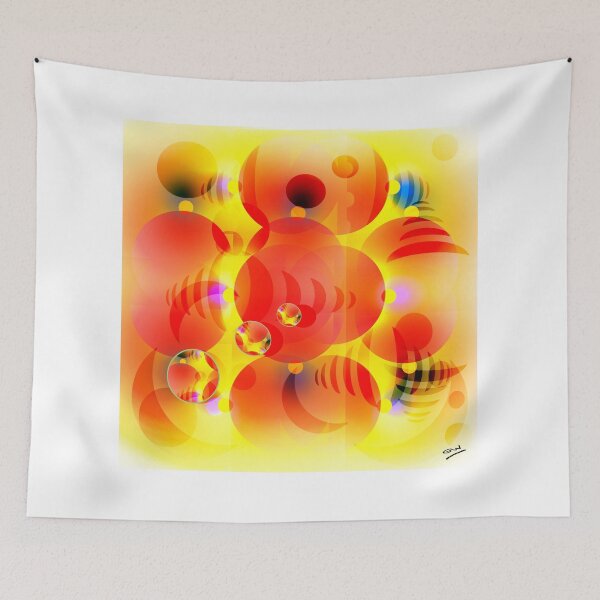 Item preview, Sky Lanterns Abstract designed and sold by Grant Wilson.