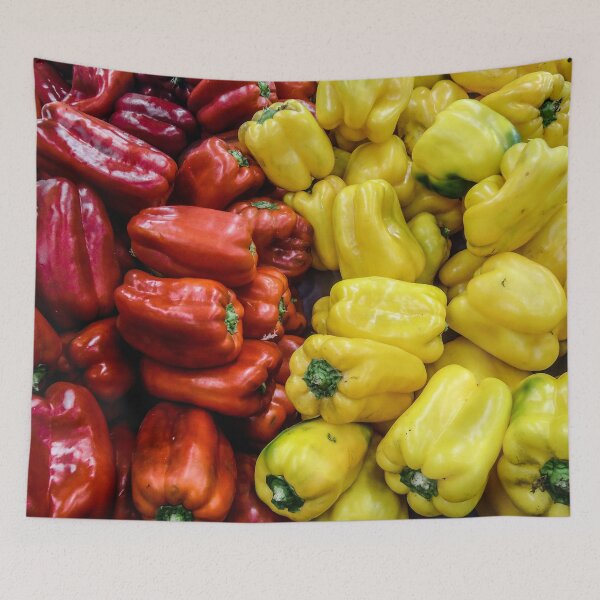 Item preview, red and yellow market peppers designed and sold by felipequeiroz.
