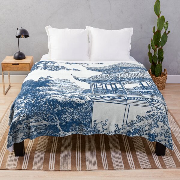 Item preview, Blue Misted Pagoda designed and sold by MadCreations33.