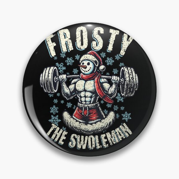 Item preview, Frosty The Swoleman Snowman Fitness designed and sold by LuminOrb.