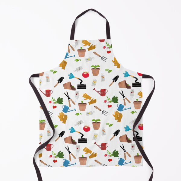 Item preview, Gardening Tools Plants Gardener Nursery Pattern designed and sold by idovedesign.