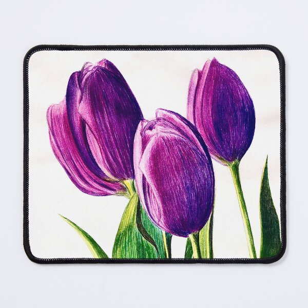 Item preview, Purple tulips in the wind designed and sold by Carina Defilipe.