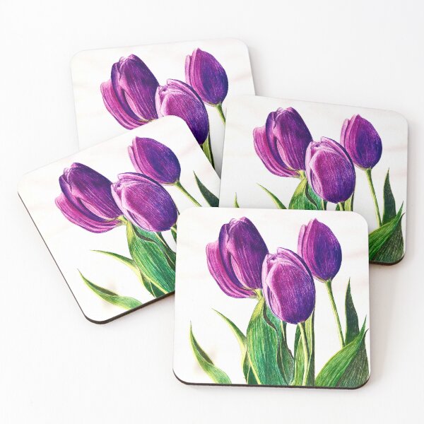 Item preview, Purple tulips in the wind designed and sold by Carina  Defilipe.