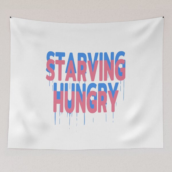 Item preview, Starving and Hungry quote  designed and sold by Wish Design.