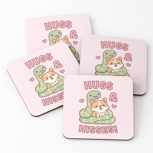 Item preview, Cute Snake With Corgi Hugs & Hisses Funny designed and sold by rustydoodle.