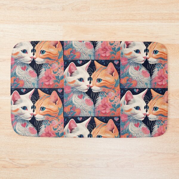 Item preview, Flower, Cat's love, Cat Love. Cats lover, Cat, Cats, black cats, love designed and sold by GOLDENGARDENART.