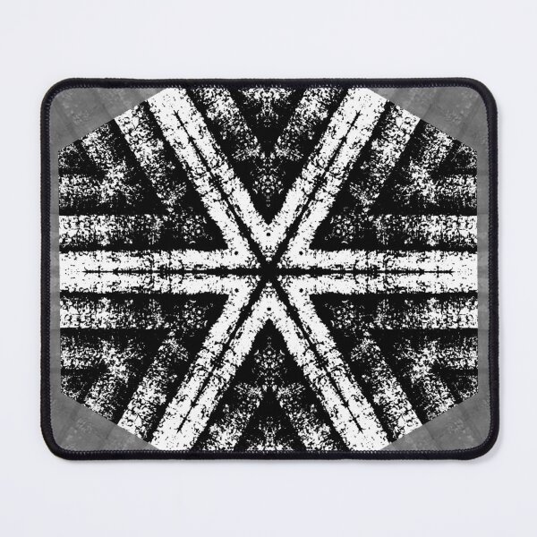 Item preview, Black and white wood grain kaleidoscope design designed and sold by McFleur's Lens.