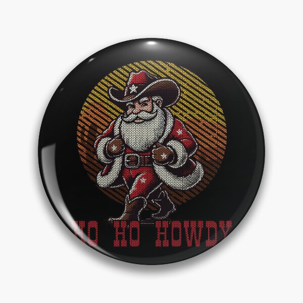 Item preview, Christmas Cowboy Santa Ho Ho Howdy designed and sold by LuminOrb.