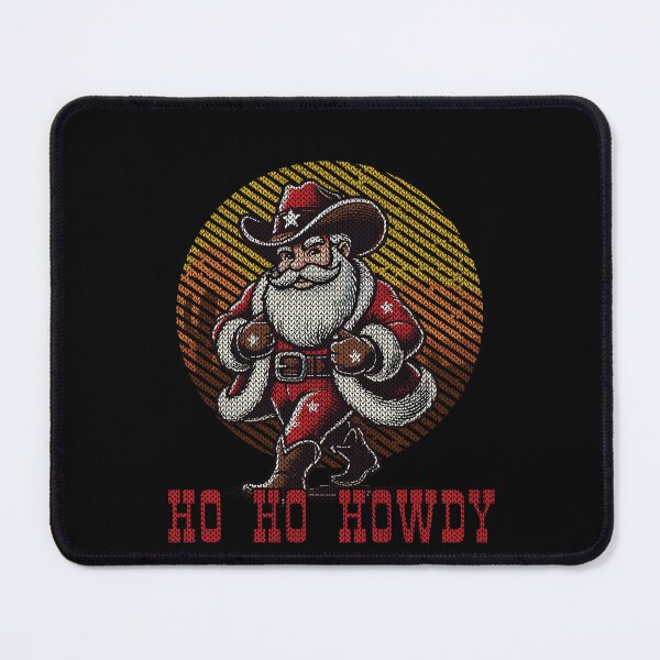 Item preview, Christmas Cowboy Santa Ho Ho Howdy designed and sold by LuminOrb.
