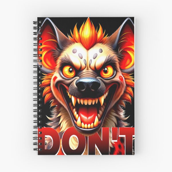 Item preview, Fiery Cartoon Hyena – Wild and Mischievous Character designed and sold by VikArtStudio.