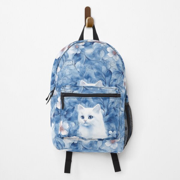 Item preview, Blue Paws: A Floral Feline Fantasy designed and sold by CharlotteLacson.