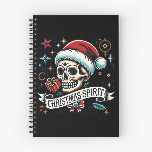 Item preview, Streetwear Aesthetic Christmas Spirit Tattoo Style designed and sold by LuminOrb.