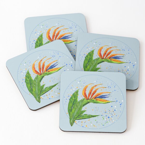 Item preview, Bird of Paradise Plant Modern Botanical Watercolour Design designed and sold by Clare Walker.