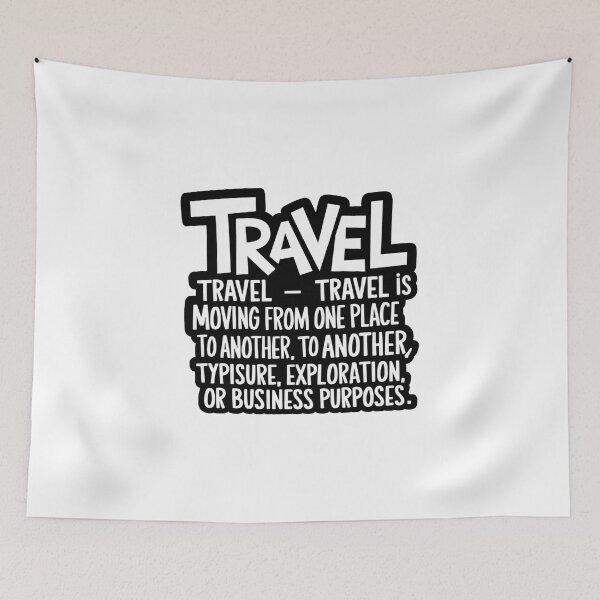 Item preview, Definiton of Travel designed and sold by MonkiFlipp.