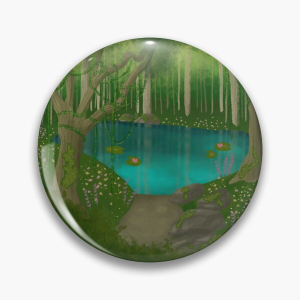 Item preview, Magical Pond - Enchanted Forest designed and sold by dreamsclouds.