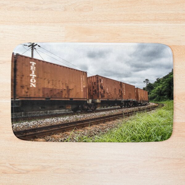 Item preview, wagons on a railroad designed and sold by felipequeiroz.