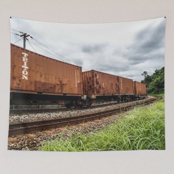 Item preview, wagons on a railroad designed and sold by felipequeiroz.