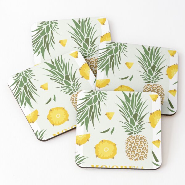 Item preview, poster illustration pineapple moorea Tahiti French Polynesia designed and sold by manonpradier.