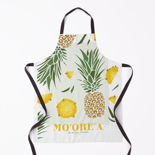 Item preview, poster illustration pineapple moorea Tahiti French Polynesia designed and sold by manonpradier.