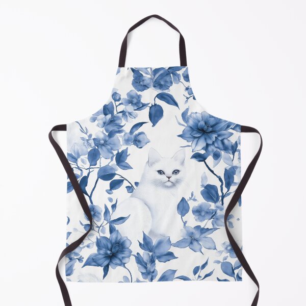 Item preview, Whiskers in Bloom: A Blue Garden designed and sold by CharlotteLacson.