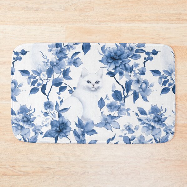 Item preview, Whiskers in Bloom: A Blue Garden designed and sold by CharlotteLacson.