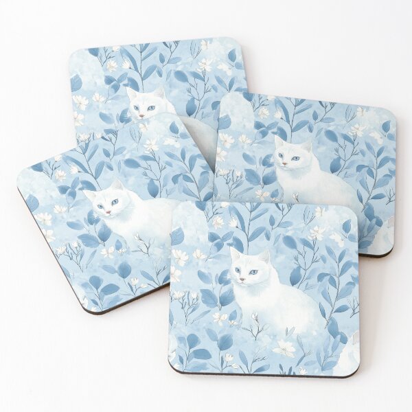 Item preview, Serene Whiskers & Floral Blooms designed and sold by CharlotteLacson.