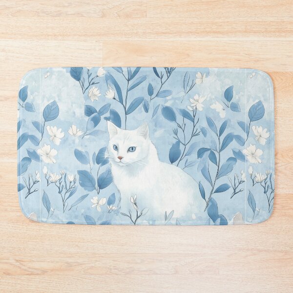 Item preview, Serene Whiskers & Floral Blooms designed and sold by CharlotteLacson.