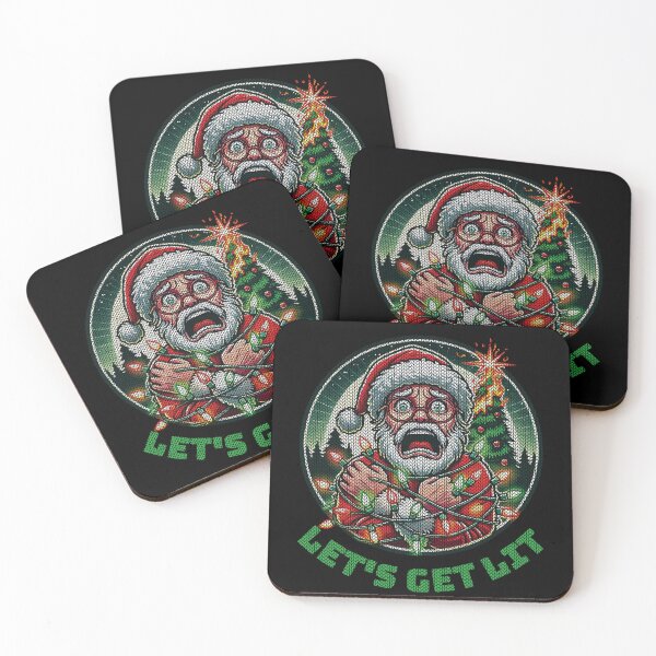 Item preview, Funny Santa Claus Let's Get Lit designed and sold by LuminOrb.