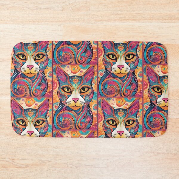 Item preview, Colorful Cat, Cat Love. Cats lover, Cat, Cats, Rainbow cats, love designed and sold by GOLDENGARDENART.