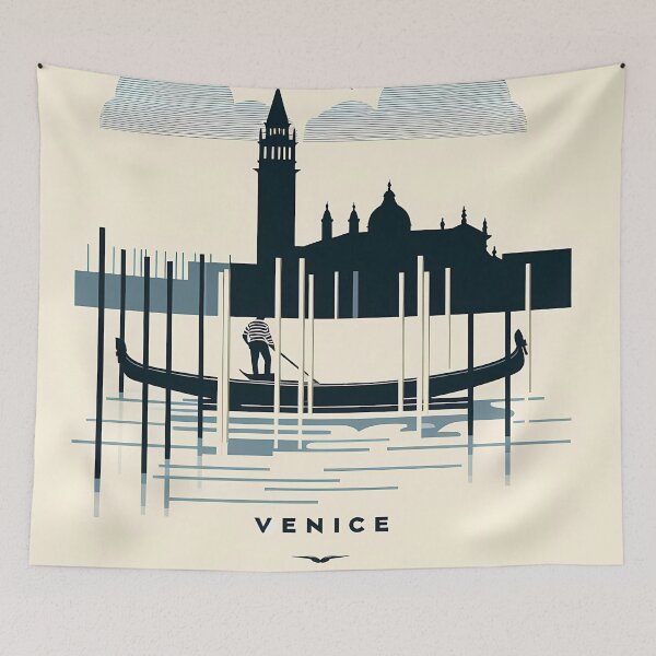 Item preview, Venice Poster designed and sold by Visual Nomad Club.