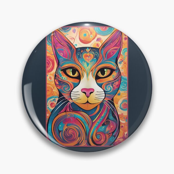 Item preview, Colorful Cat, Cat Love. Cats lover, Cat, Cats, Rainbow cats, love designed and sold by GOLDENGARDENART.