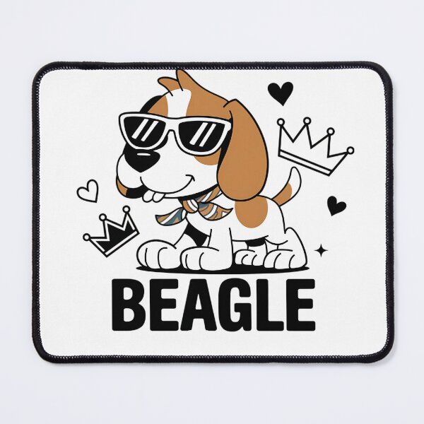 Item preview, cute beagle designed and sold by rajdigitalarts.