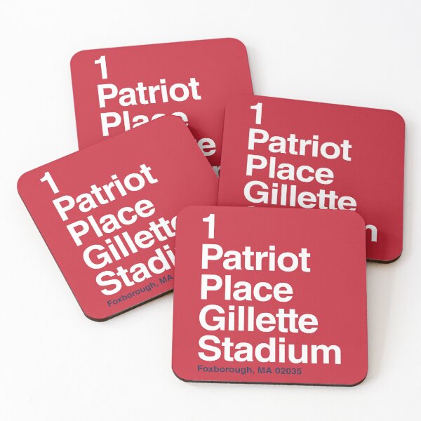 Item preview, New England Patriots Football Stadium Address Design designed and sold by Venue Pin.