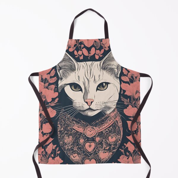 Item preview, Pink Flower Cat, Cat Love. Cats lover, Cat, Cats, black cats, love designed and sold by GOLDENGARDENART.