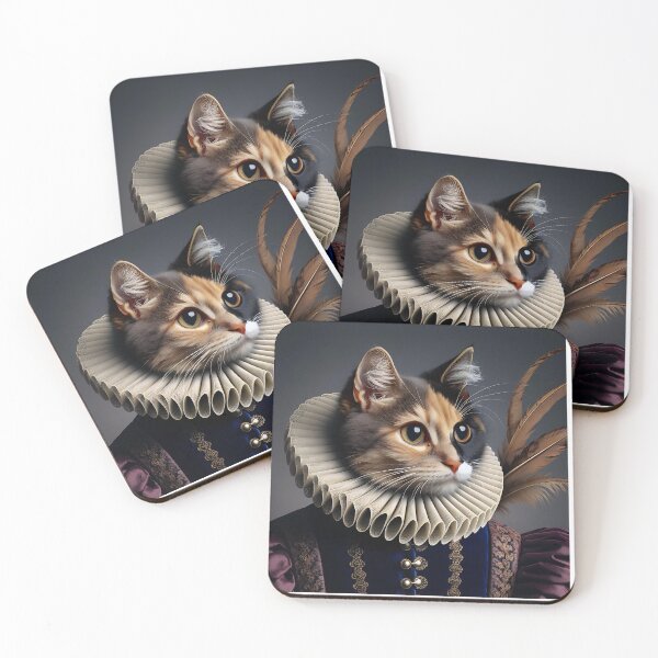 Item preview, Whiskerspeare Royal Cat Portrait designed and sold by PeggyMacStudio.