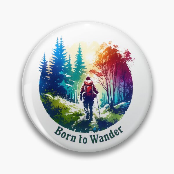 Artikelvorschau, Zum Wandern geboren entworfen und verkauft von absurditeestore.