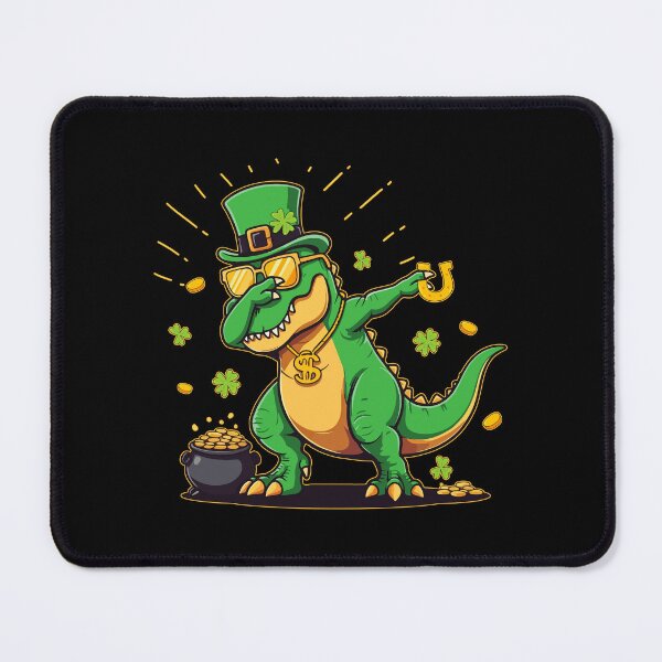 Item preview, St Patricks Day Dabbing Dinosaur Irish Boys Family Matching Gift for Kids Women Men designed and sold by JUSTBEELEGANT.