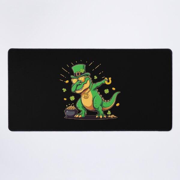 Item preview, St Patricks Day Dabbing Dinosaur Irish Boys Family Matching Gift for Kids Women Men designed and sold by JUSTBEELEGANT.