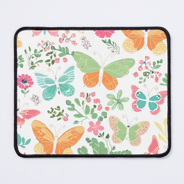 Item preview, Butterfly floral pastel colorful illustration design designed and sold by poppet103.