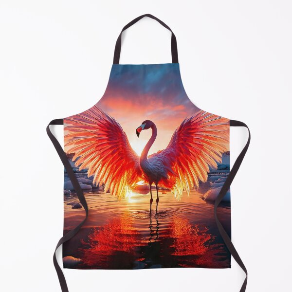 Item preview, Flamingo of Fire and Ice designed and sold by Unwind-Art-Work.
