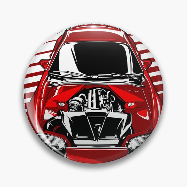 Item preview, Vintage Classic Car Toyota 2JZ GTE Turbo designed and sold by PrintCarClub.