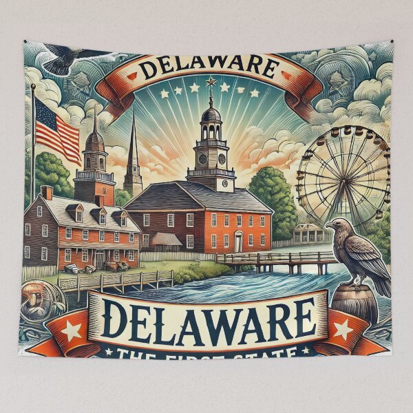 Item preview, Delaware: Proud Heritage of The First State designed and sold by communedesigns.
