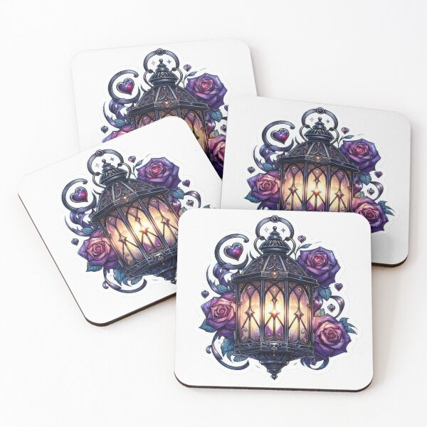 Item preview, Gothic lantern valentines day goth Sticker designed and sold by Expressions-Sel.