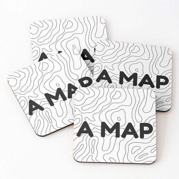 Item preview, Topography Part of A Map  designed and sold by Grootyby.