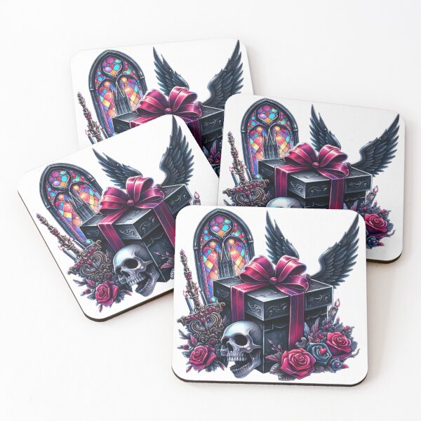 Item preview, Gothic gift valentines day goth Sticker designed and sold by Expressions-Sel.