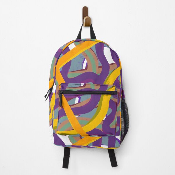 Item preview, Purple Orange - Graffiti inspired minimal painting designed and sold by JashJhaveri.