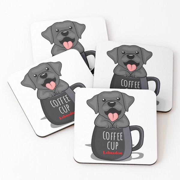 Item preview, Labrador Coffee Cup Art designed and sold by DoodleWoofs.
