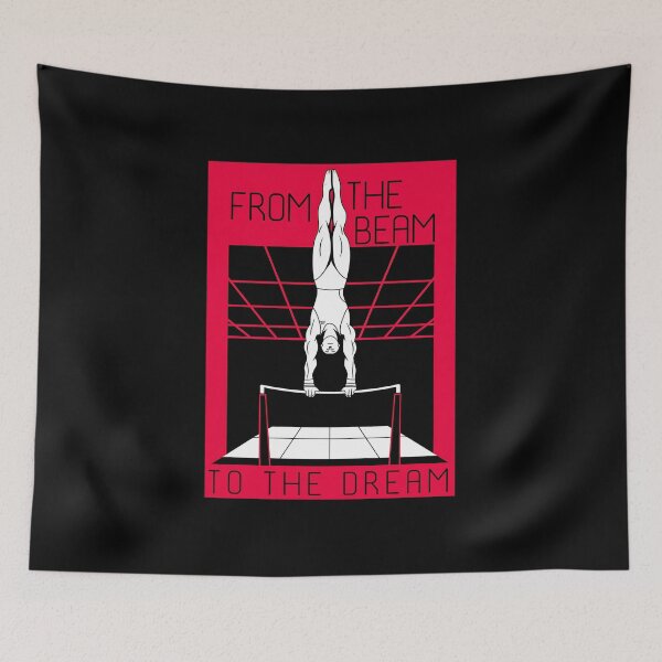 Item preview, From the Beam to the Dream, Funny gifts for gymnastic dad designed and sold by MikeKart.