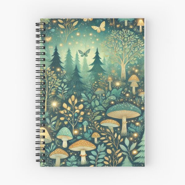 Item preview, Enchanted Forest Glow - Mystical Nature Pattern Design designed and sold by Imaginarium of Chaos falcon88 .