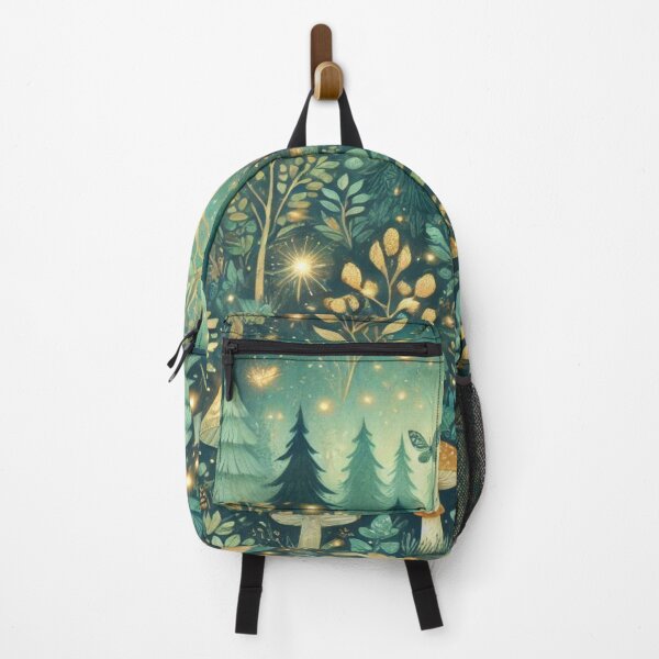 Item preview, Enchanted Forest Glow - Mystical Nature Pattern Design designed and sold by Imaginarium of Chaos falcon88 .